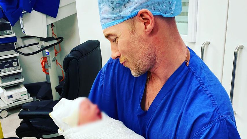 Ronan Keating mit seiner kleinen Tochter Coco, April 2020