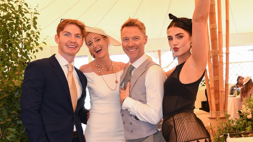 Ronan Keating, Musiker, mit seiner Familie