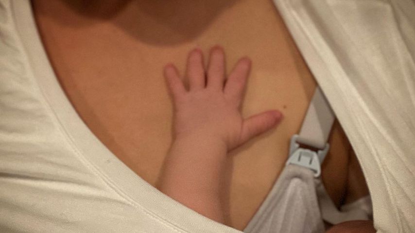 Ronda Rousey mit ihrem Baby im September 2021