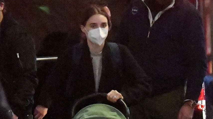 Rooney Mara und ihr Sohn River im Januar 2022