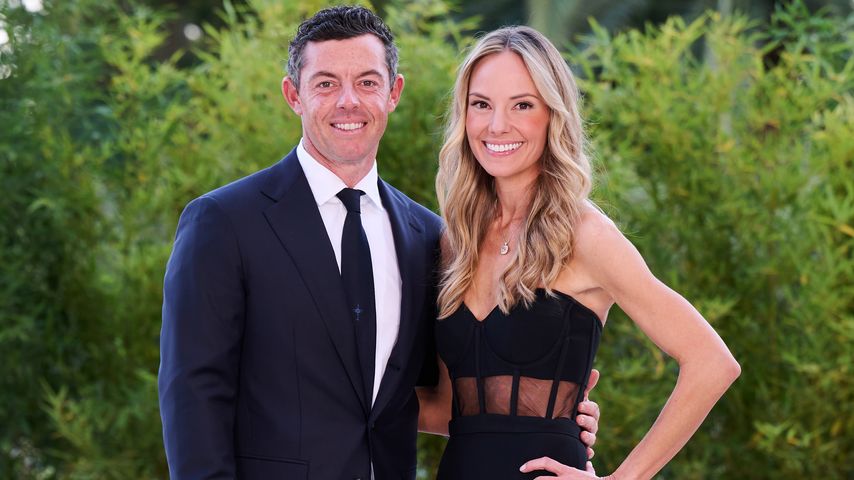 Rory McIlroy und Erica Stoll im September 2023