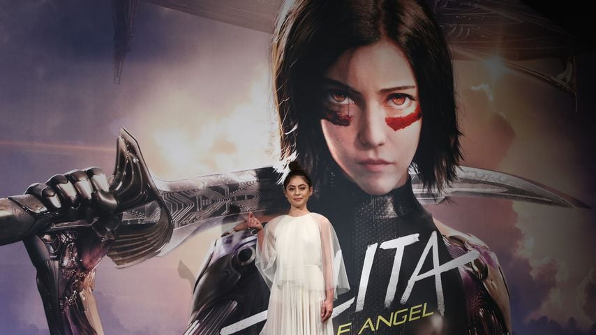 Schauspielerin Rosa Salazar bei einer "Alita: Battle Angel"-Pressekonferenz in Südkorea