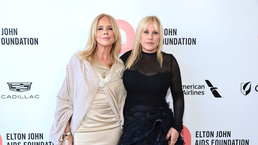 Rosanna Arquette mit ihrer Schwester Patricia Arquette