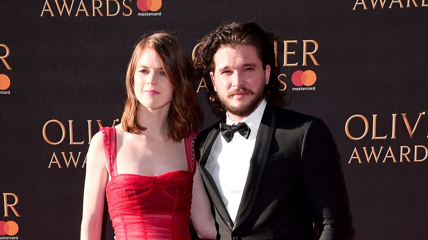 Rose Leslie und Kit Harington 2017 in London