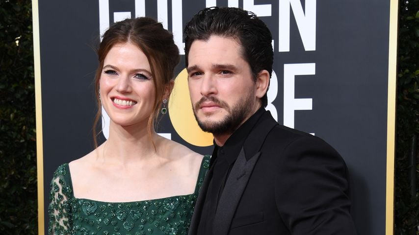 Rose Leslie und Kit Harington bei den Golden Globes 2020