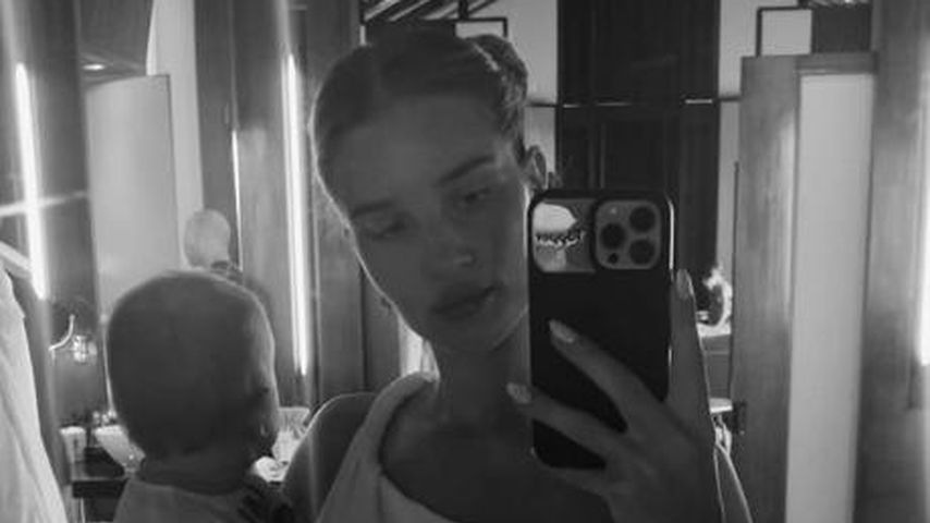 Rosie Huntington-Whiteley mit ihrer Tochter Isabella