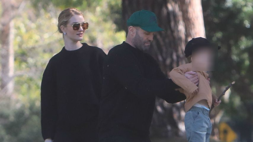 Rosie Huntington-Whiteley Jason Statham und ihr Sohn in Beverly Hills, Februar 2020