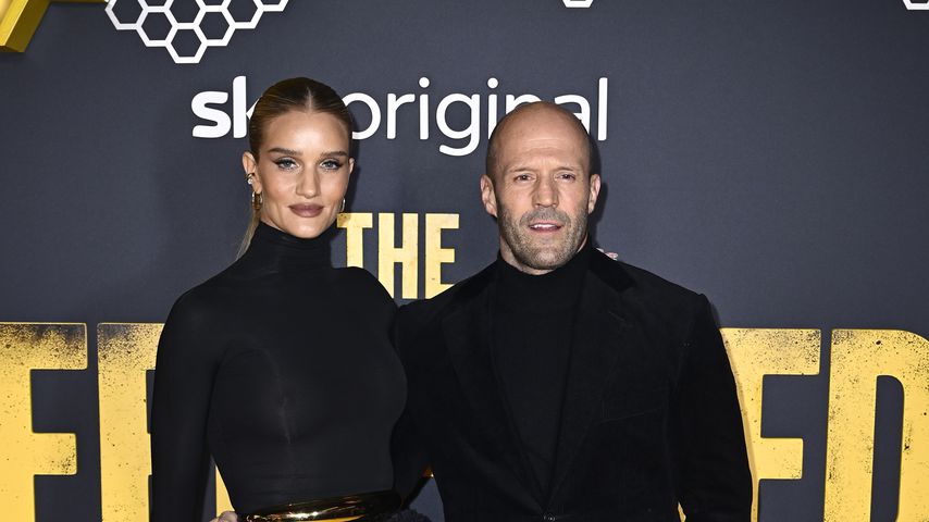 Rosie Huntington-Whiteley und Jason Statham im Januar 2024