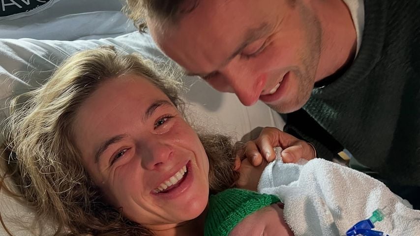 Rosie Tapner, ihr Ehemann Ross und ihr Sohn Oliver