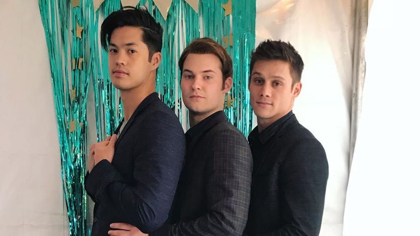 Ross Butler, Justin Prentice und Timothy Granaderos im Juni 2019