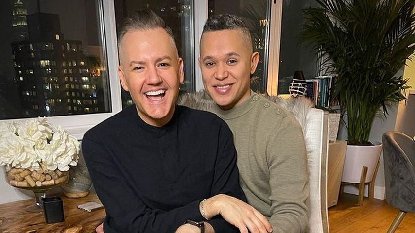 TV-Star Ross Mathews und sein Verlobter Dr. Wellington García.