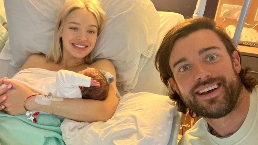 Roxy Horner und Jack Whitehall im Krankenhaus