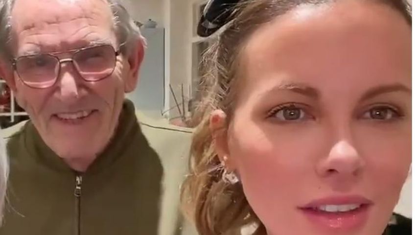 Roy Battersby und Kate Beckinsale im Dezember 2021