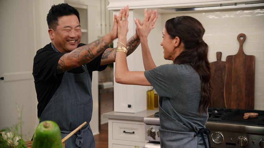 Roy Choi und Herzogin Meghan in der Show "With Love, Meghan"