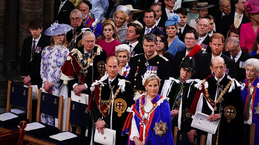 Royal-Family bei der Krönung von König Charles