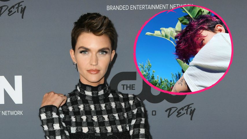 Promis lieben Pink! Jetzt leuchtet auch Ruby Rose' Schopf