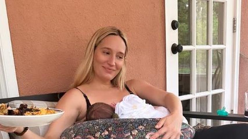 Ruby Stewart mit ihrem Sohn Otis, Mai 2023