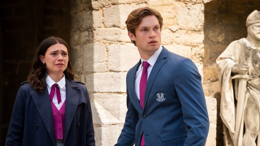 Ruby (Harriet Herbig-Matten) und James (Damian Hardung) in "Maxton Hall", Staffel zwei.