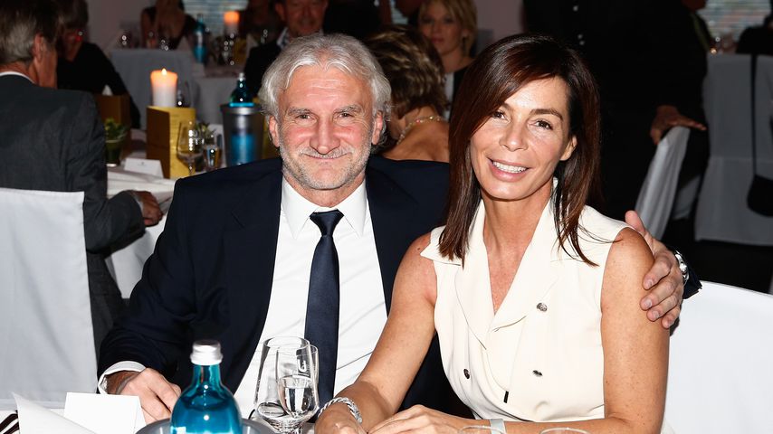 Rudi Völler mit seiner Frau Sabrina