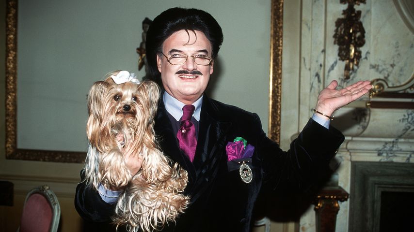 Rudolph Moshammer und sein Hund Daisy