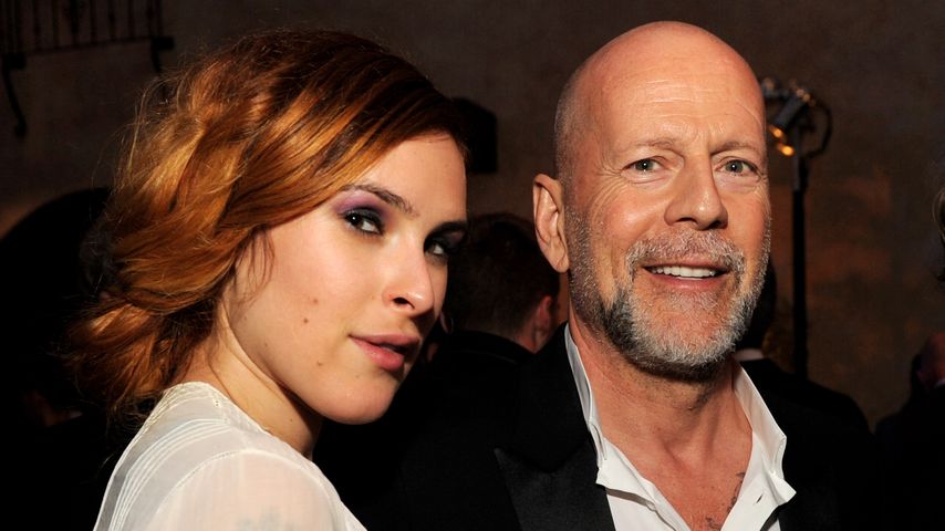 Rumer Willis mit ihrem Vater Bruce im März 2013 in Los Angeles