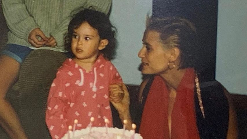 Rumer Willis und Demi Moore an Rumers Kindergeburtstag