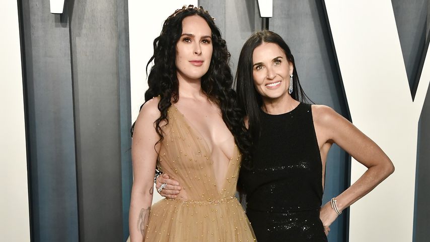 Rumer Willis mit ihrer Mutter Demi Moore im Februar 2020 in Beverly Hills