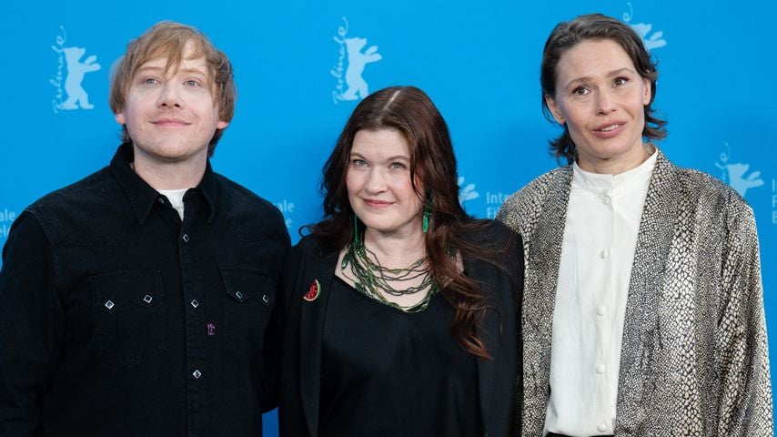 Rupert Grint, Hanna Bergholm und Seidi Haarla beim Nightborn-Fototermin auf der 76. Berlinale im Grand Hyatt Berlin
