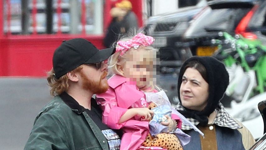 Rupert Grint mit Georgia Groome und Tochter Wednesday, April 2024