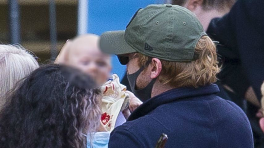Rupert Grint mit seiner Tochter in London, August 2020