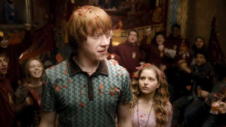 Rupert Grint und Jessie Cave in "Harry Potter"
