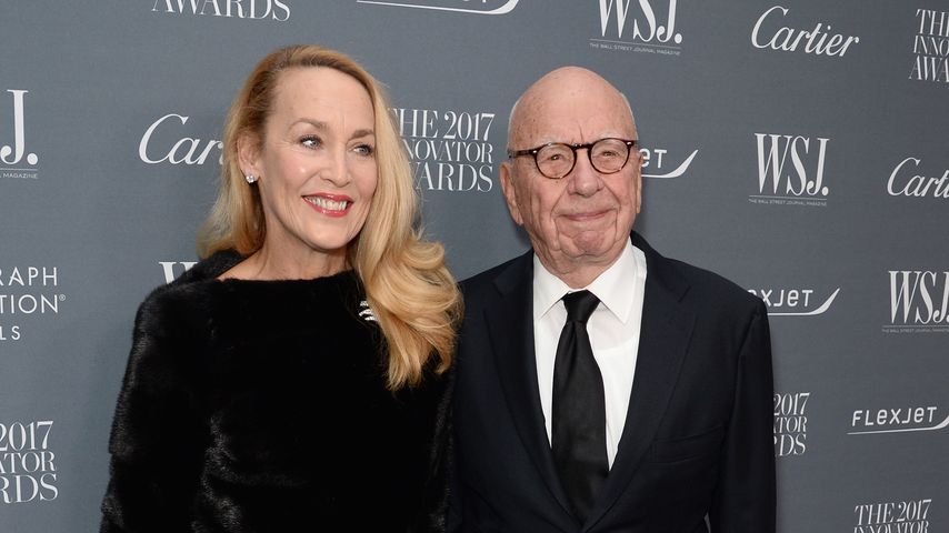 Rupert Murdoch und Jerry Hall