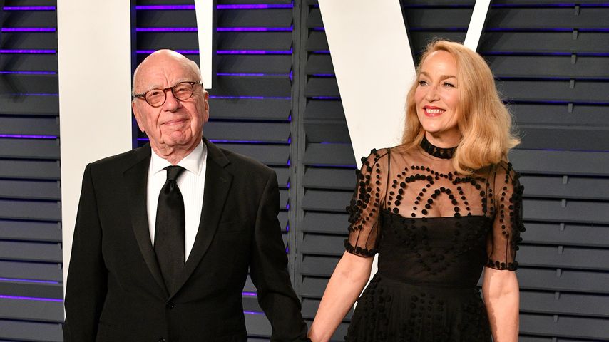 Rupert Murdoch und Jerry Hall im Jahr 2019