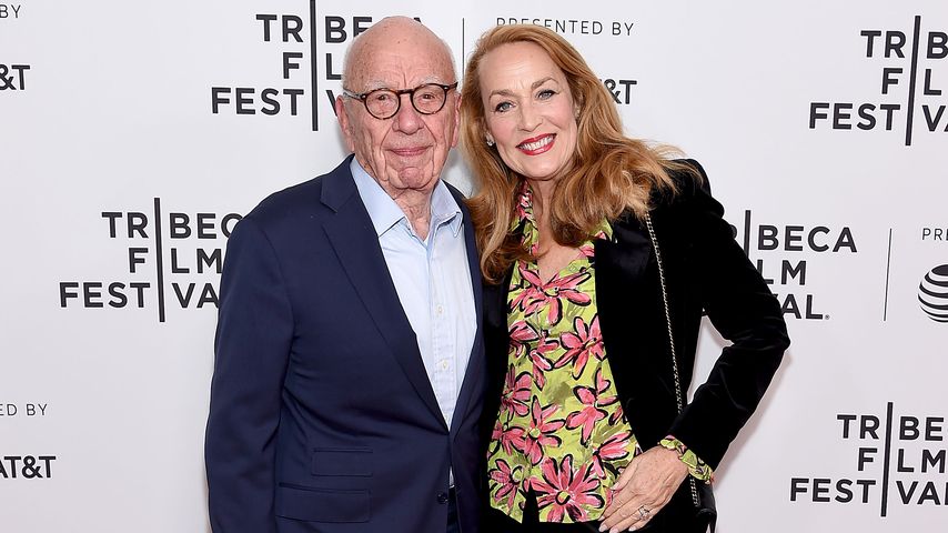 Rupert Murdoch und Jerry Hall