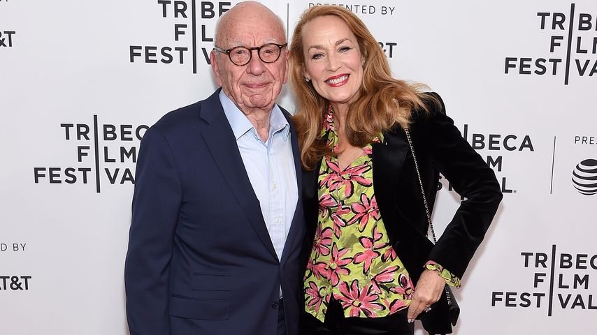 Rupert Murdoch und Jerry Hall im Jahr 2019