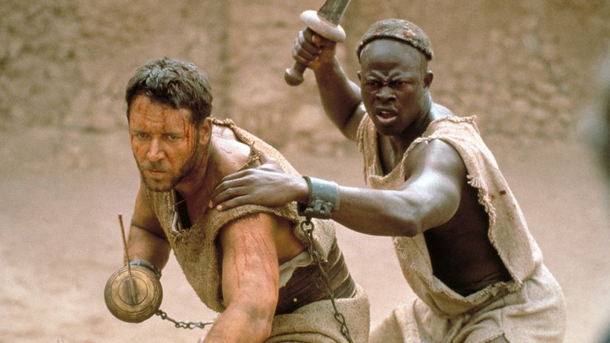 Russel Crowe und Djimon Houndsou in "Gladiator" (2000)
