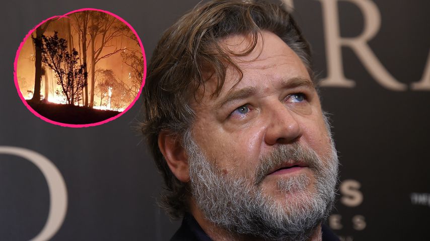 Schock: Russell Crowes Farm in Australien stand in Flammen!