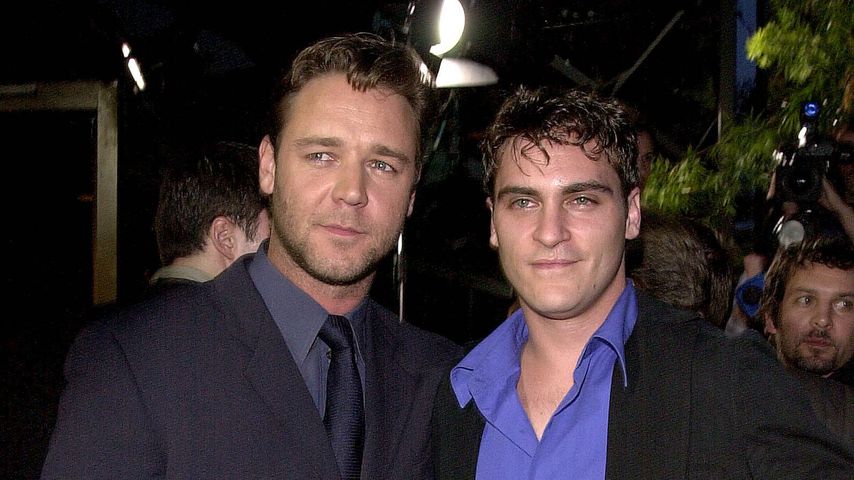 Russell Crowe und Joaquin Phoenix bei der Premiere von Gladiator 2000