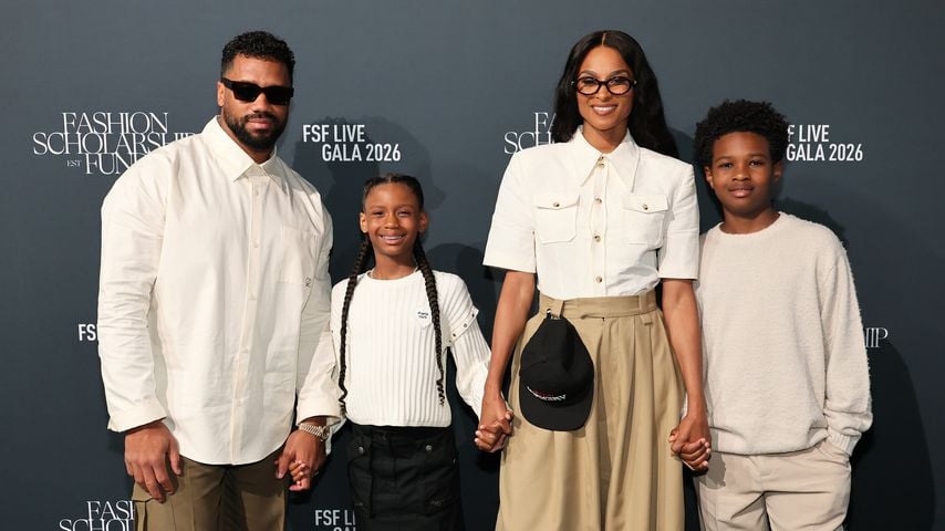 Russell Wilson, Sienna, Ciara und Future bei der Fashion Scholarship Fund Gala 2026 in New York