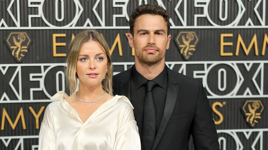 Ruth Kearney and Theo James im Januar 2024