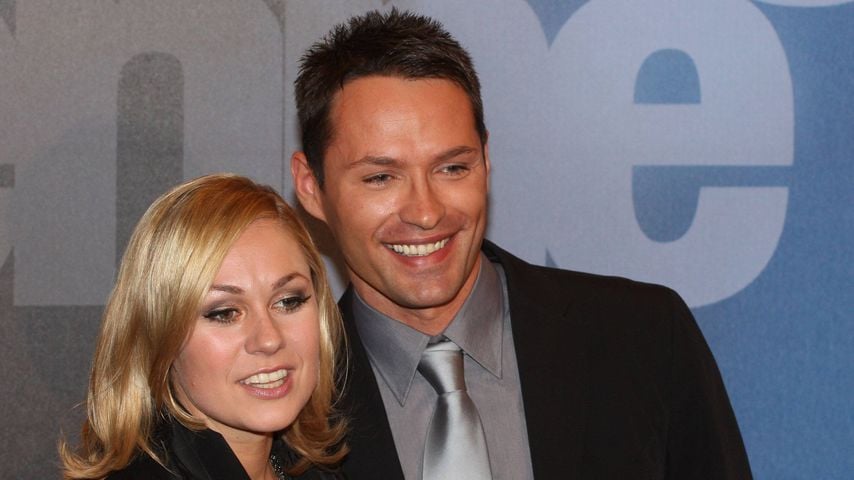 Ruth Moschner und ihr Freund Peter bei der Goldenen Henne im Friedrichstadt-Palast in Berlin