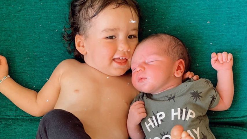 Ruth Ray De La Luz Leonard mit ihrem Bruder Franklin James im Juli 2020
