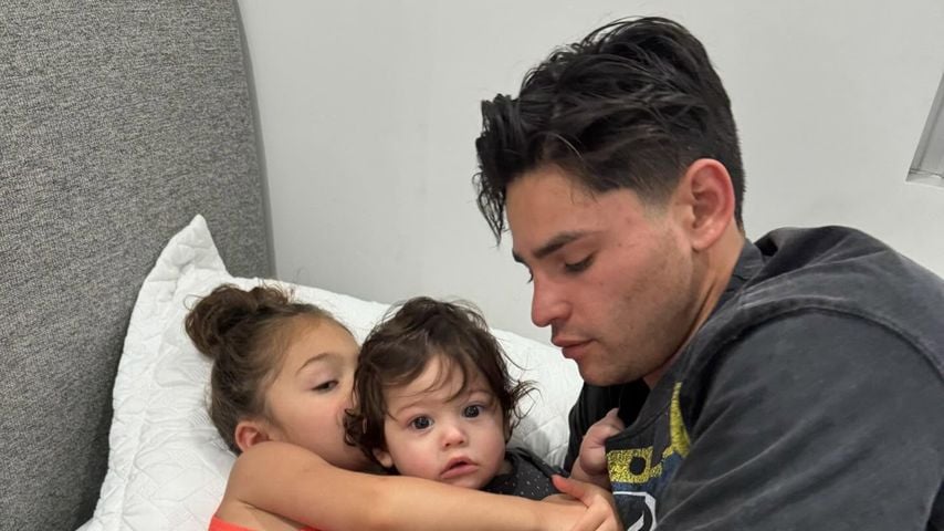 Boxer Ryan Garcia mit seinen Kindern