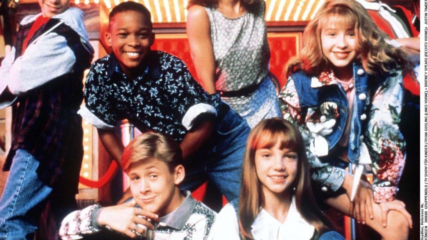 Ryan Gosling, Britney Spears, Christina Aguilera, Justin Timberlake und andere im Mickey Mouse Club