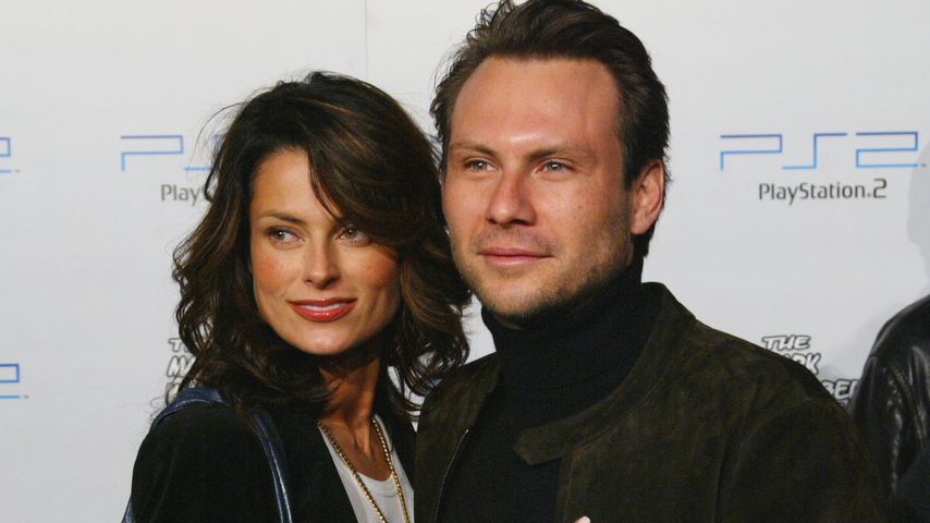 Ryan Haddon und Christian Slater im Oktober 2003