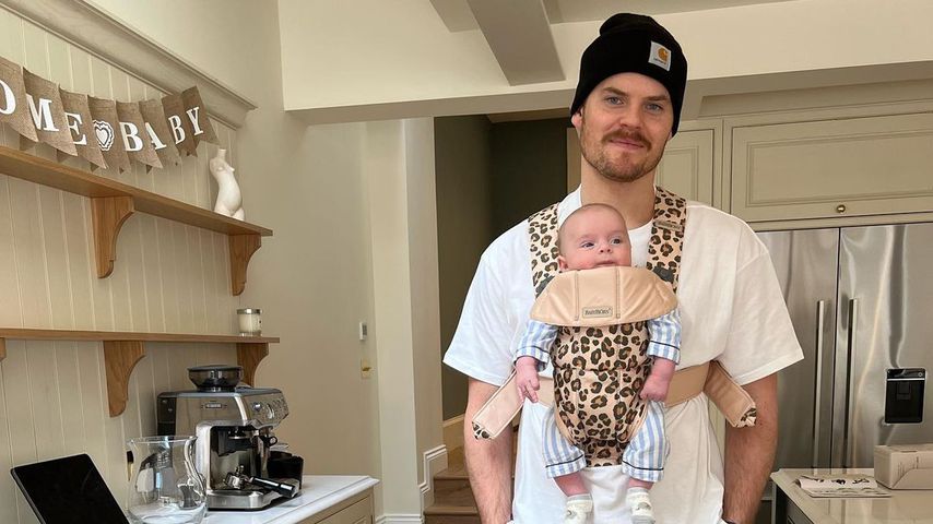 Ryan Libbey mit seinem Sohn Leo-Hunter, Dezember 2021
