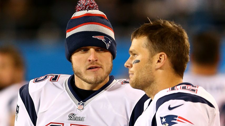 Ryan Mallett und Tom Brady, einstige Patriots-Spieler