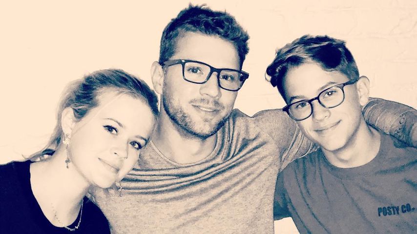 Ryan Phillippe mit seinen Kindern Ava und Deacon, 2018