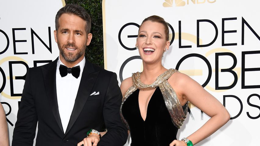 Ryan Reynolds und Blake Lively bei den Golden Globes 2017
