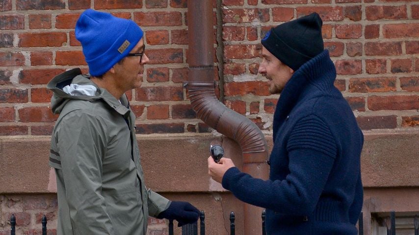 Ryan Reynolds und Bradley Cooper in New York 2022